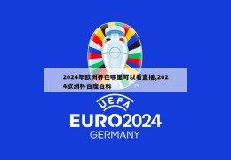 2024年欧洲杯在哪里可以看直播,2024欧洲杯百度百科