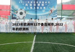 2023年欧洲杯12个备选城市,2022年的欧洲杯