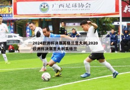 2024欧洲杯决赛英格兰意大利,2020欧洲杯决赛意大利英格兰