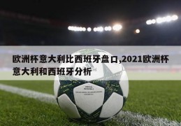 欧洲杯意大利比西班牙盘口,2021欧洲杯意大利和西班牙分析