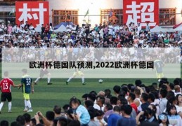 欧洲杯德国队预测,2022欧洲杯德国