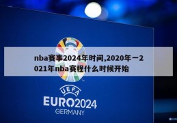 nba赛事2024年时间,2020年一2021年nba赛程什么时候开始