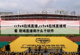 cctv4在线直播,cctv4在线直播观看 现场直播用什么个软件