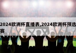 2024欧洲杯直播表,2024欧洲杯预选赛