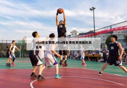 nba排名赛程,nba排名赛程表快船队员名单