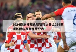 2024欧洲杯预选赛赛程比分,2024欧洲杯预选赛赛程比分表