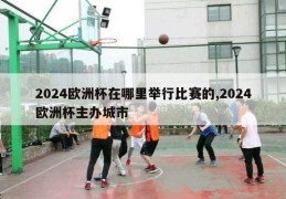 2024欧洲杯在哪里举行比赛的,2024欧洲杯主办城市