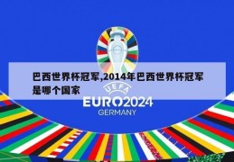 巴西世界杯冠军,2014年巴西世界杯冠军是哪个国家