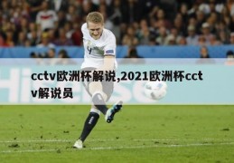 cctv欧洲杯解说,2021欧洲杯cctv解说员